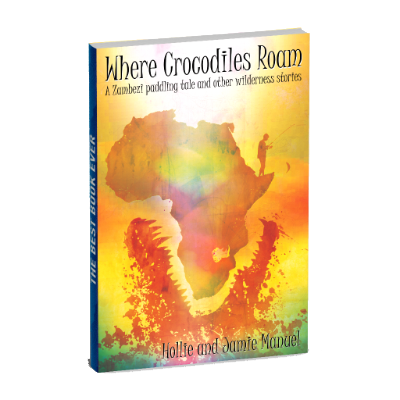 where crocodiles roam front cover by Hollie M'gog