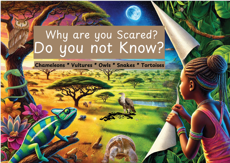 Why are you scared? Do you not know? Book sample page