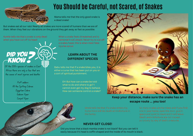 Why are you scared? Do you not know? Book sample page