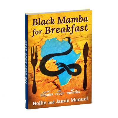 Black mamba for breakfast front cover by Hollie M'gog