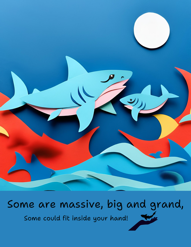 Sing to me shark book sample page