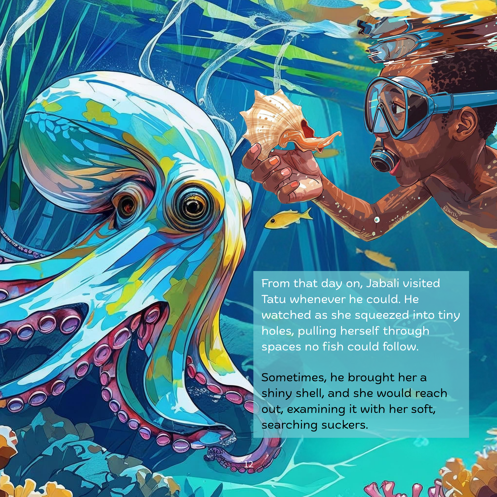 C - Alpha Tatu The Clever Octopus (8.5 x 8.5 in)(2)